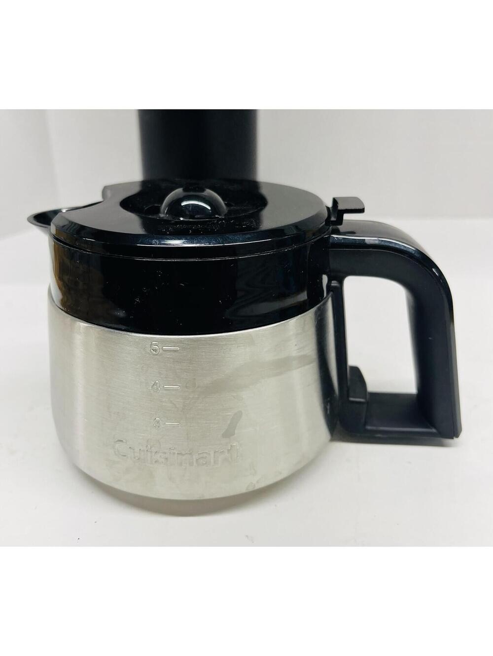 Cuisinart 5 Cup Coffee Maker DCC-5570 Black Stainless Steel - Compact Brewer - Picture 4 of 6